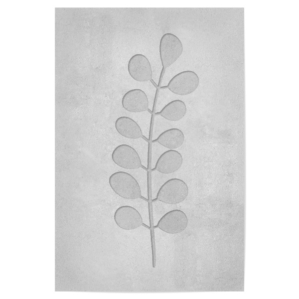 Poster 30x20 cm "Concrete art - FLOWER ART BENNY" artboxONE - Abstrakt - Japandi,Modern,Art,Ibiza,Kunstdruck,Geschenk,Einrichtung,Abstrakt,Kunst