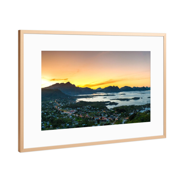 Poster mit Rahmen Kupfer "Magischer Moment" artboxONE - Natur,Reise,Reise / Strand und Meer,Reise / Länder