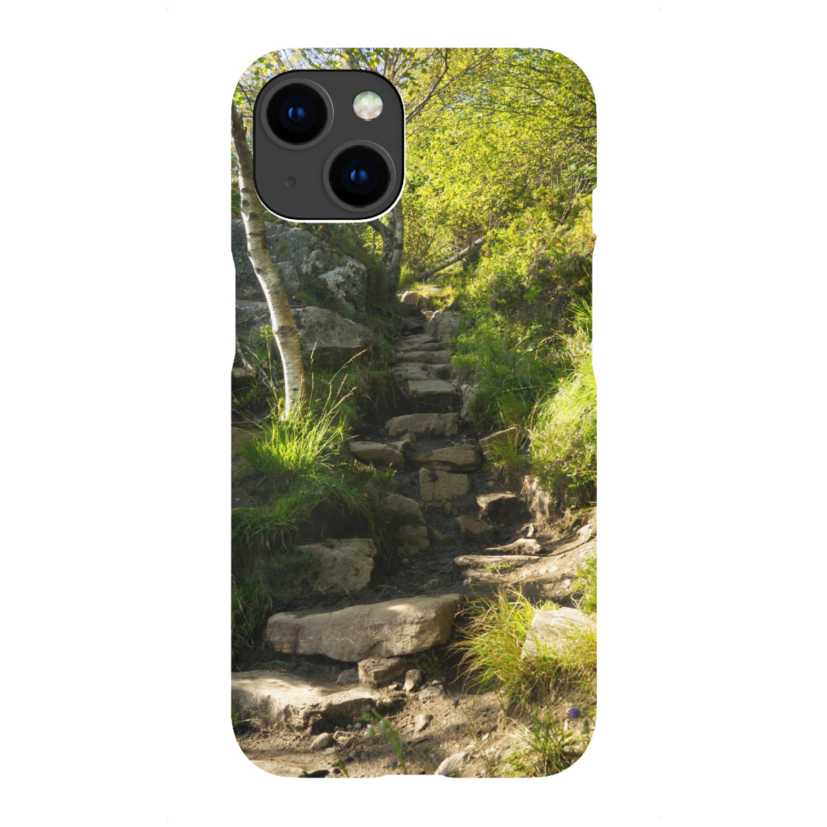 iPhone "Felsiger Wanderweg bei Alesund" Premium-Case Handyhülle artboxONE