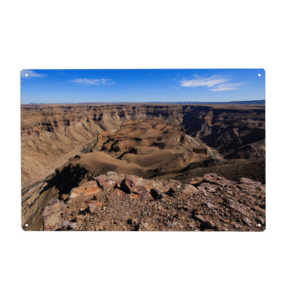 Metall Poster "Fish River Canyon Namibia" artboxONE - Natur,Reise / Afrika