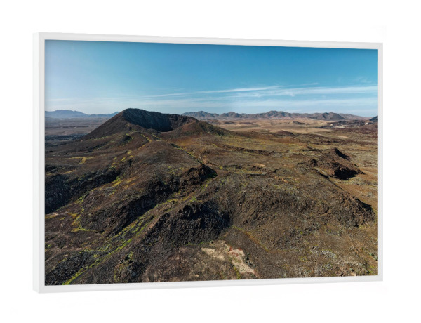Poster mit weißem Rahmen "Caldera Los Arrabales - Pano; wide" artboxONE - Städte,Natur,Reise,Reise / Strand und Meer,Reise / Länder
