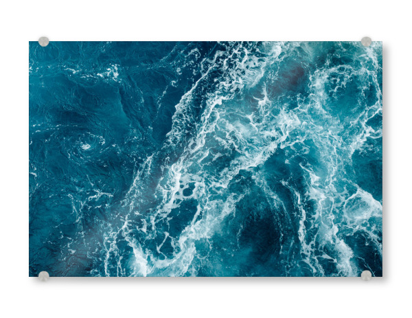 Acrylglasbild "Wunderschöne Wellenlandschaft" artboxONE - Natur,Abstrakt,Reise / Strand und Meer,Unterwasser