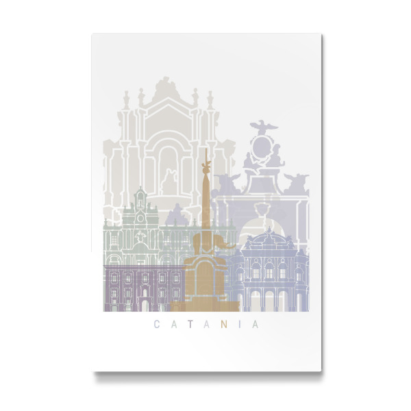 Galerie-Print "CATANIA SKYLINE PASTELL" 30x20 cm artboxONE