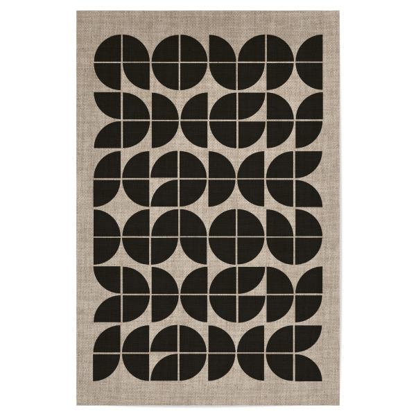 Poster "LINEN - BAO HOUSE black" artboxONE - Abstrakt - Japandi,Modern,Art,Ibiza,Kunstdruck,Geschenk,Einrichtung,Abstrakt,Kunst