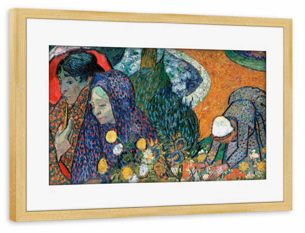 Poster mit Rahmen kiefer "Erinnerung an den Garten von Etten" artboxONE - Natur,Floral,Menschen,Für Mama,Für Papa