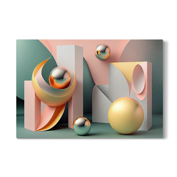 Galerie-Print "Abstrakte Pastellformen" 30x20 cm artboxONE