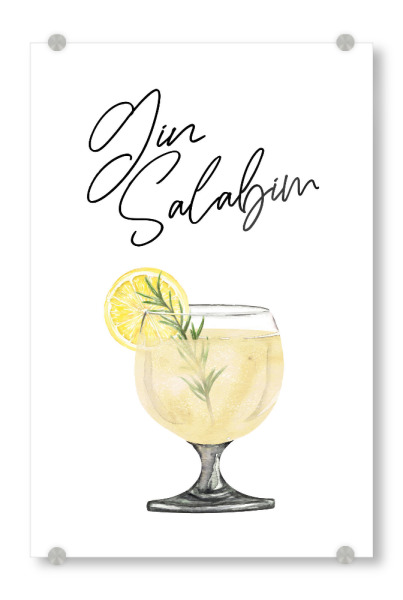 Acrylglasbild "Gin Salabim" artboxONE - Essen & Trinken / Alkohol