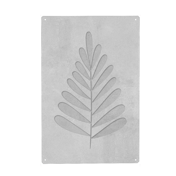 Metall Poster "Concrete art - FLOWER ART LOLA" artboxONE - Abstrakt - Japandi,Modern,Art,Ibiza,Kunstdruck,Geschenk,Einrichtung,Abstrakt,Kunst