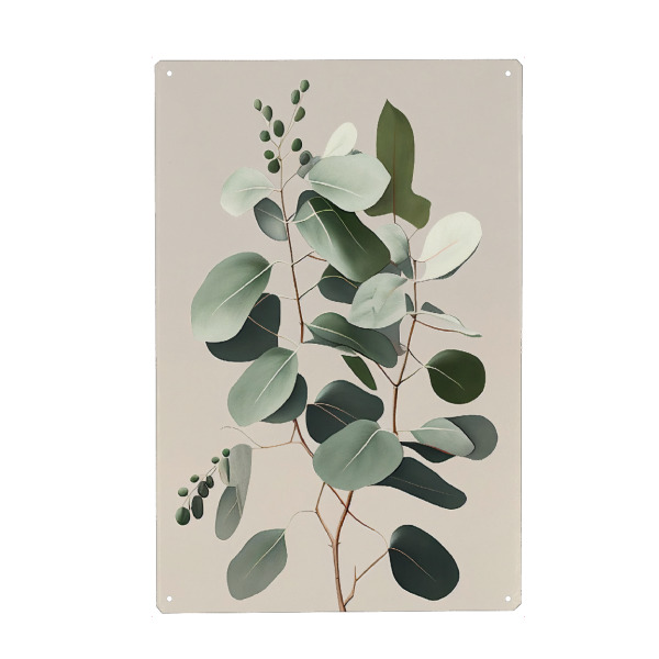 Holzbild "Pastell Eukalyptus" artboxONE - Natur,Floral