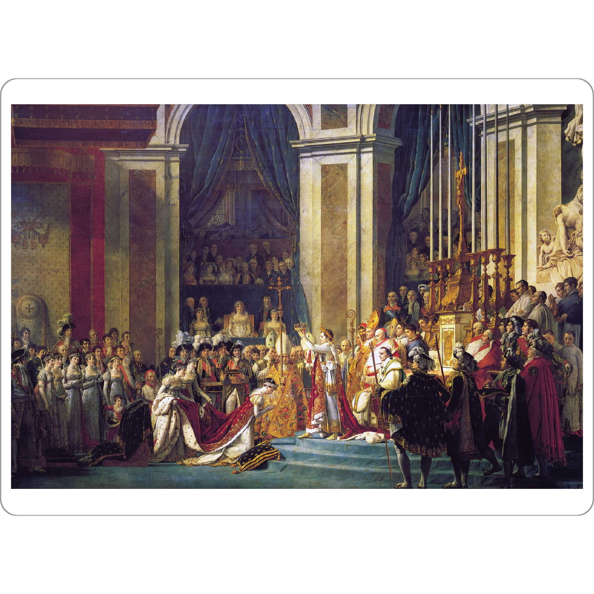Tischset "Die Krönung Napoleons" artboxONE - Menschen,Architektur,Städte / Paris,Für Mama,Für Papa