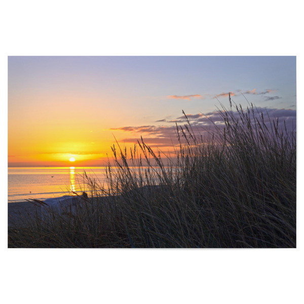 Poster "Früh morgens in Scharbeutz" artboxONE - Natur,Reise / Strand und Meer,Reise / Länder