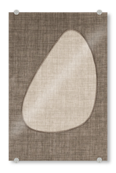 Acrylglasbild "Linen art Linda" artboxONE - Abstrakt - Japandi,Modern,Art,Wabisabi,Ibiza,Kunstdruck,Vacation,Geschenk,Einrichtung