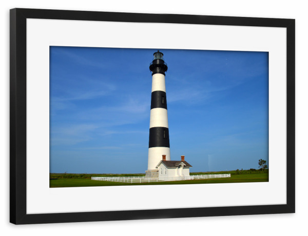 Poster mit Rahmen schwarz "Das Bodie Lighthouse" artboxONE - Reise,Architektur,Reise / Strand und Meer,Reise / Länder