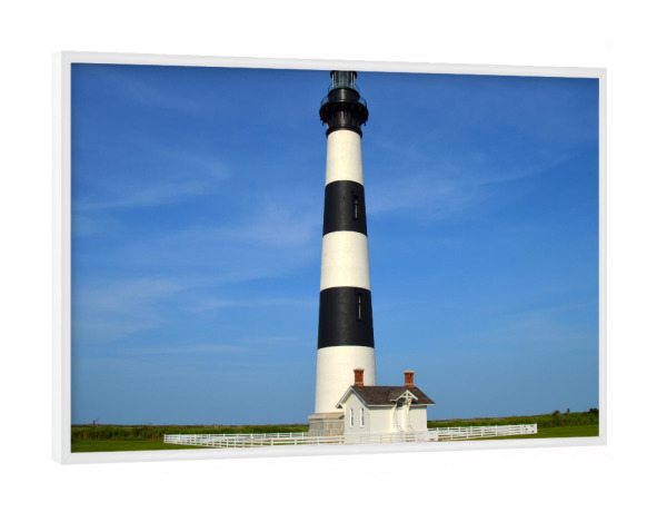 Poster mit weißem Rahmen "Das Bodie Lighthouse" artboxONE - Reise,Architektur,Reise / Strand und Meer,Reise / Länder