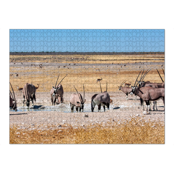 Puzzle Ravensburger "Oryx in der Savanne" artboxONE - Tiere,Reise / Afrika