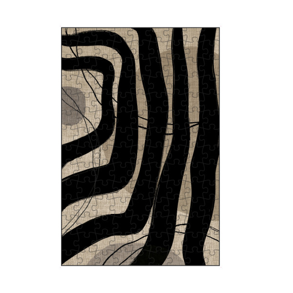 artboxONE Puzzle "Linen collection - japandi BOB" artboxONE - Abstrakt - Japandi,Modern,Art,Ibiza,Kunstdruck,Geschenk,Einrichtung,Abstrakt,Kunst