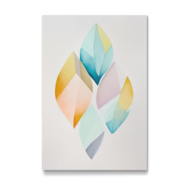 Galerie-Print "4 Aquarellformen" 30x20 cm artboxONE
