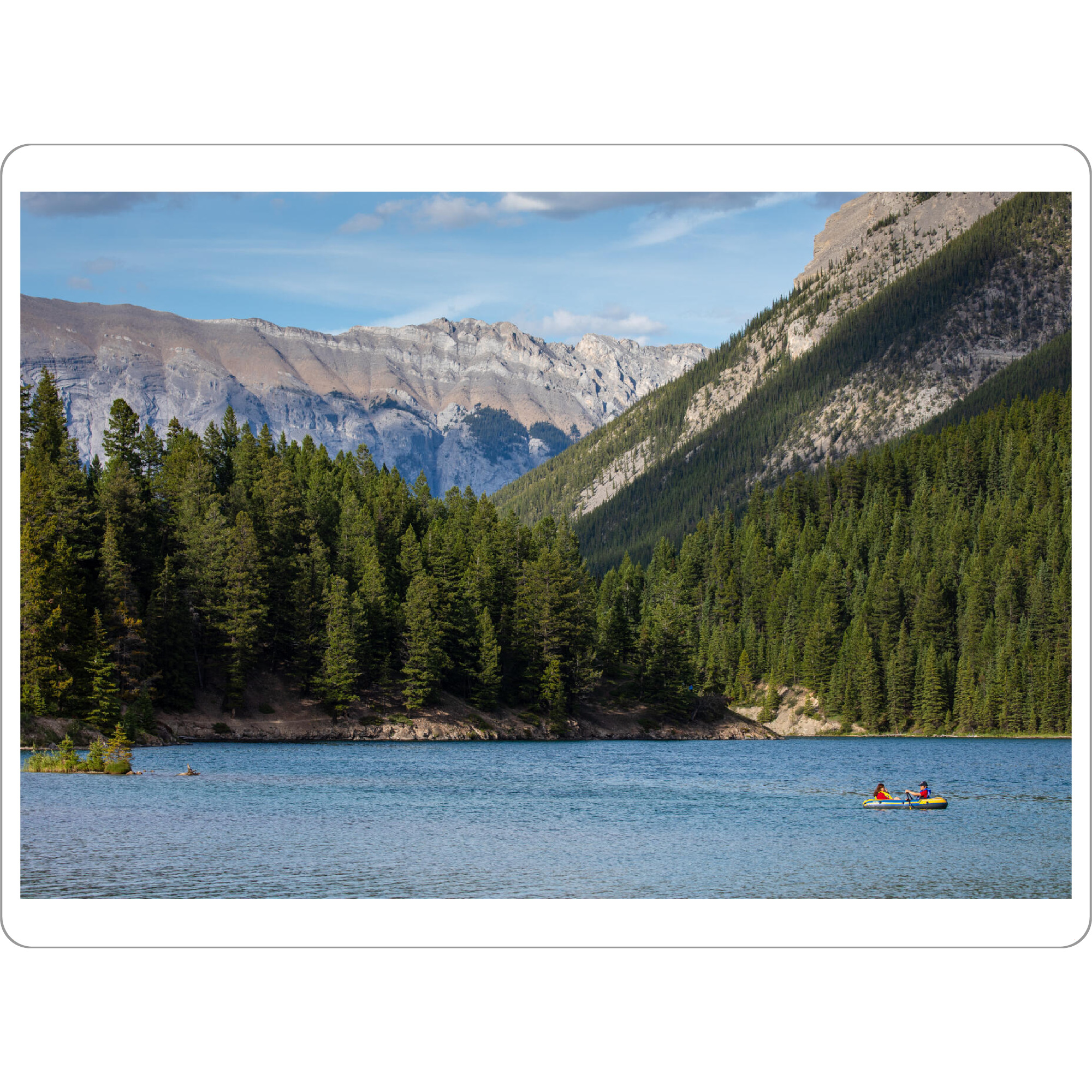 Tischset "Bergsee in den Rocky Mountains" artboxONE - Natur,Reise - Kanada,Landschaft,Natur,Rocky mountains,Bergsee,See,Berge,Wald - Bild kanada