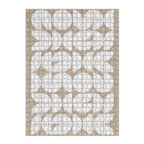 Puzzle Ravensburger "LINEN - BAO HOUSE white" artboxONE - Abstrakt - Japandi,Modern,Art,Ibiza,Kunstdruck,Geschenk,Einrichtung,Abstrakt,Kunst