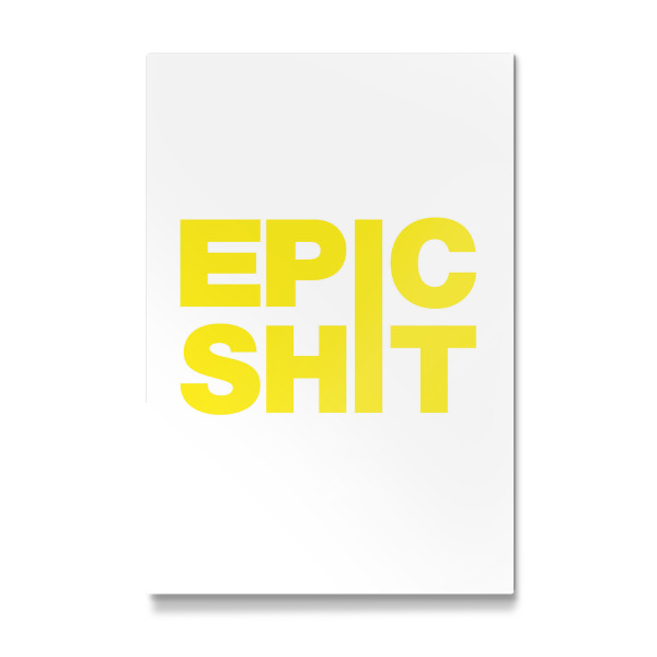 Galerie-Print "EPIC SHIT" 30x20 cm artboxONE