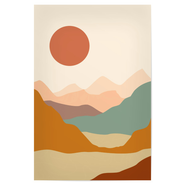 Poster 30x20 cm "Ein Tag nach dem anderen" artboxONE - Abstrakt