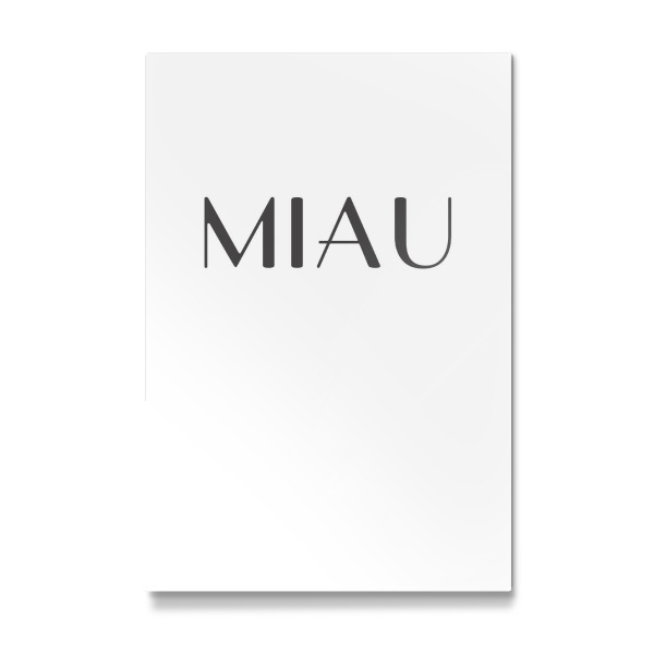 Galerie-Print "MIAU Schrift groß" 30x20 cm artboxONE