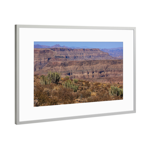 Poster mit Rahmen Silber "Fish River Canyon" artboxONE - Natur,Reise / Afrika