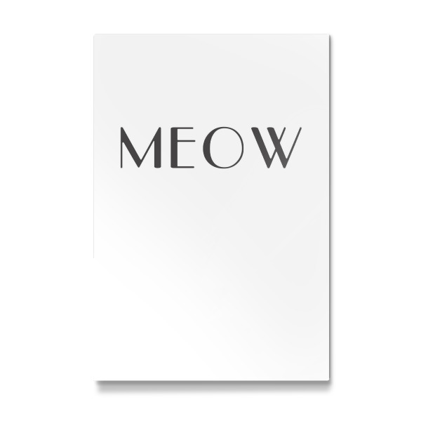 Galerie-Print "MEOW Schrift groß" 30x20 cm artboxONE