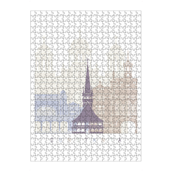 artboxONE Puzzle "CONSTANTA SKYLINE PASTELL" artboxONE - Städte,Architektur