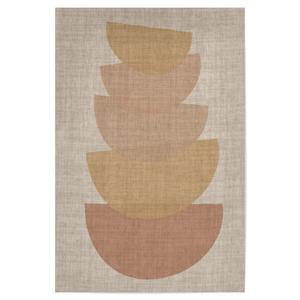 Poster "LINEN - Balance BIBI" artboxONE - Abstrakt - Japandi,Modern,Art,Ibiza,Kunstdruck,Geschenk,Einrichtung,Abstrakt,Kunst