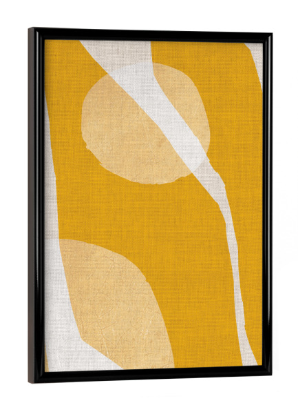 Poster mit schwarzem Rahmen "Linen sunkiss vacation" artboxONE - Abstrakt - Japandi,Modern,Art,Wabisabi,Ibiza,Kunstdruck,Vacation,Geschenk,Wohnung