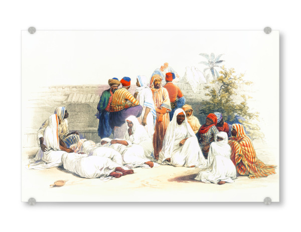Acrylglasbild "Auf dem Sklavenmarkt in Kairo" artboxONE - Menschen,Reise / Afrika,Für Papa,Männer
