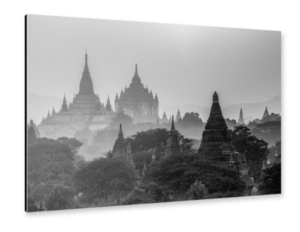 Alu-Dibond "Bagans Tempel" 30x20 cm artboxONE