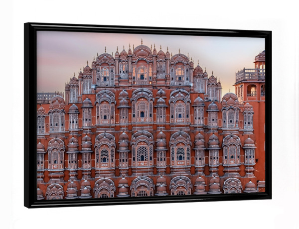 Poster mit schwarzem Rahmen "Hawa Mahal" artboxONE - Städte,Reise,Architektur,Reise / Länder,Städte / Weitere