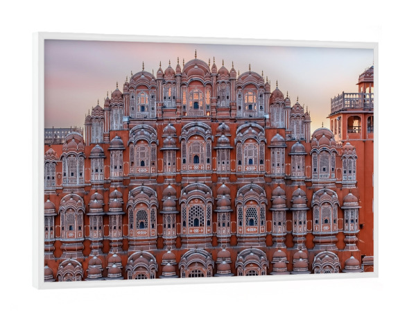 Poster mit weißem Rahmen "Hawa Mahal" artboxONE - Städte,Reise,Architektur,Reise / Länder,Städte / Weitere