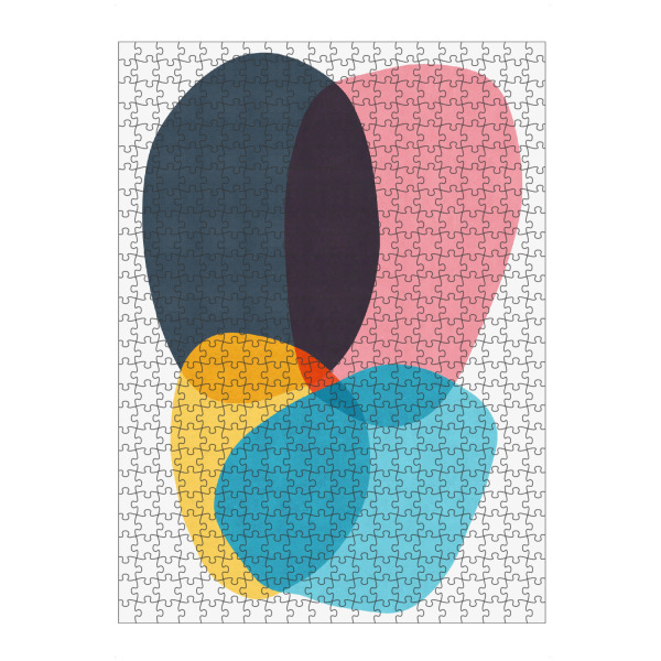 artboxONE Puzzle "Abstract shapes-bunt" artboxONE - Abstrakt,Geometrie