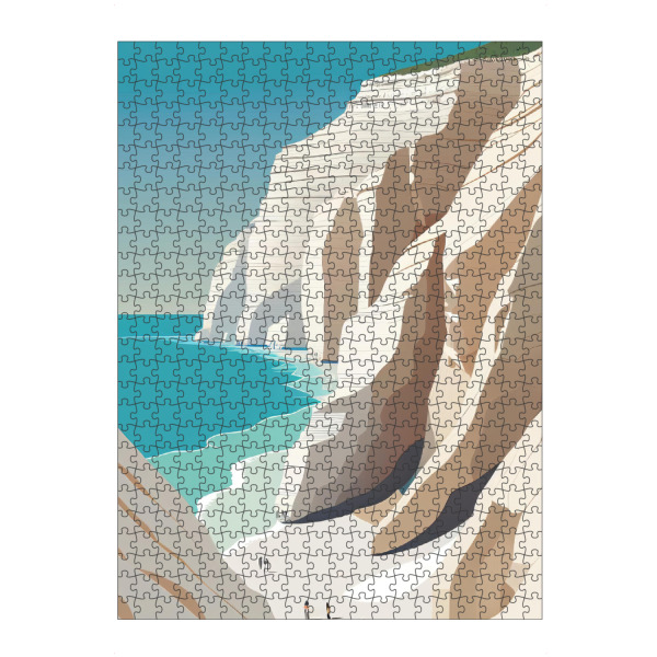 Puzzle Ravensburger "Die Scala dei Turchi, Sizilien" artboxONE - Natur,Reise,Reise / Strand und Meer