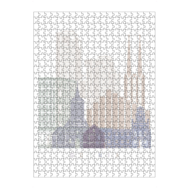 artboxONE Puzzle "SKYLINE VON GDYNIA PASTELL" artboxONE - Städte,Architektur