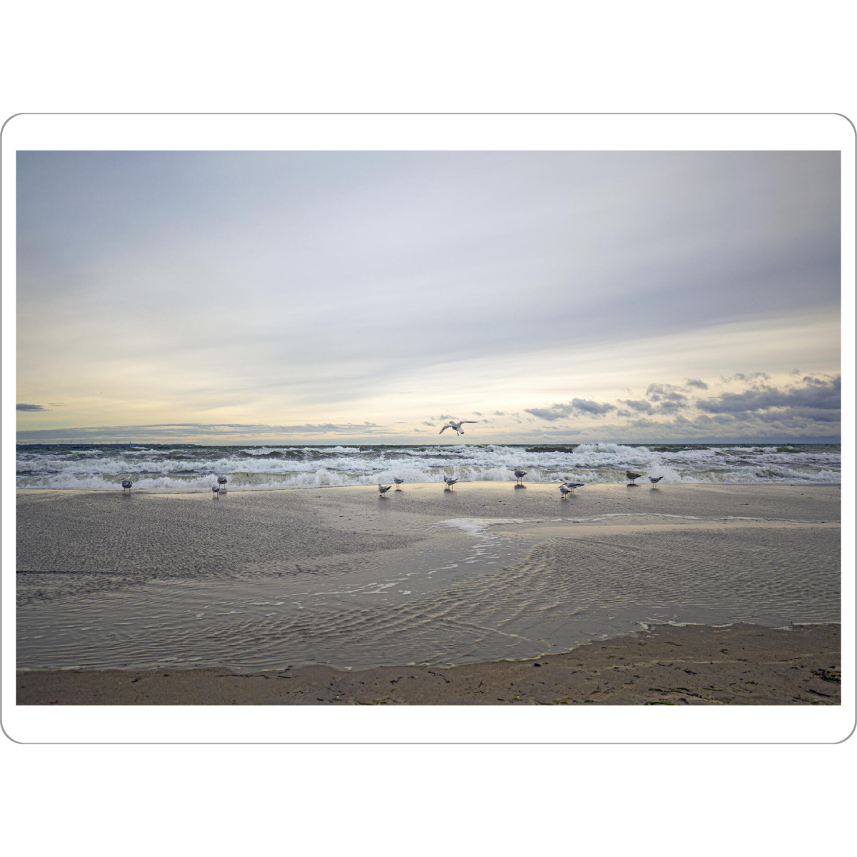 Tischset "Stürmischer Tag an der Ostsee" artboxONE - Natur,Reise / Strand und Meer,Reise / Länder
