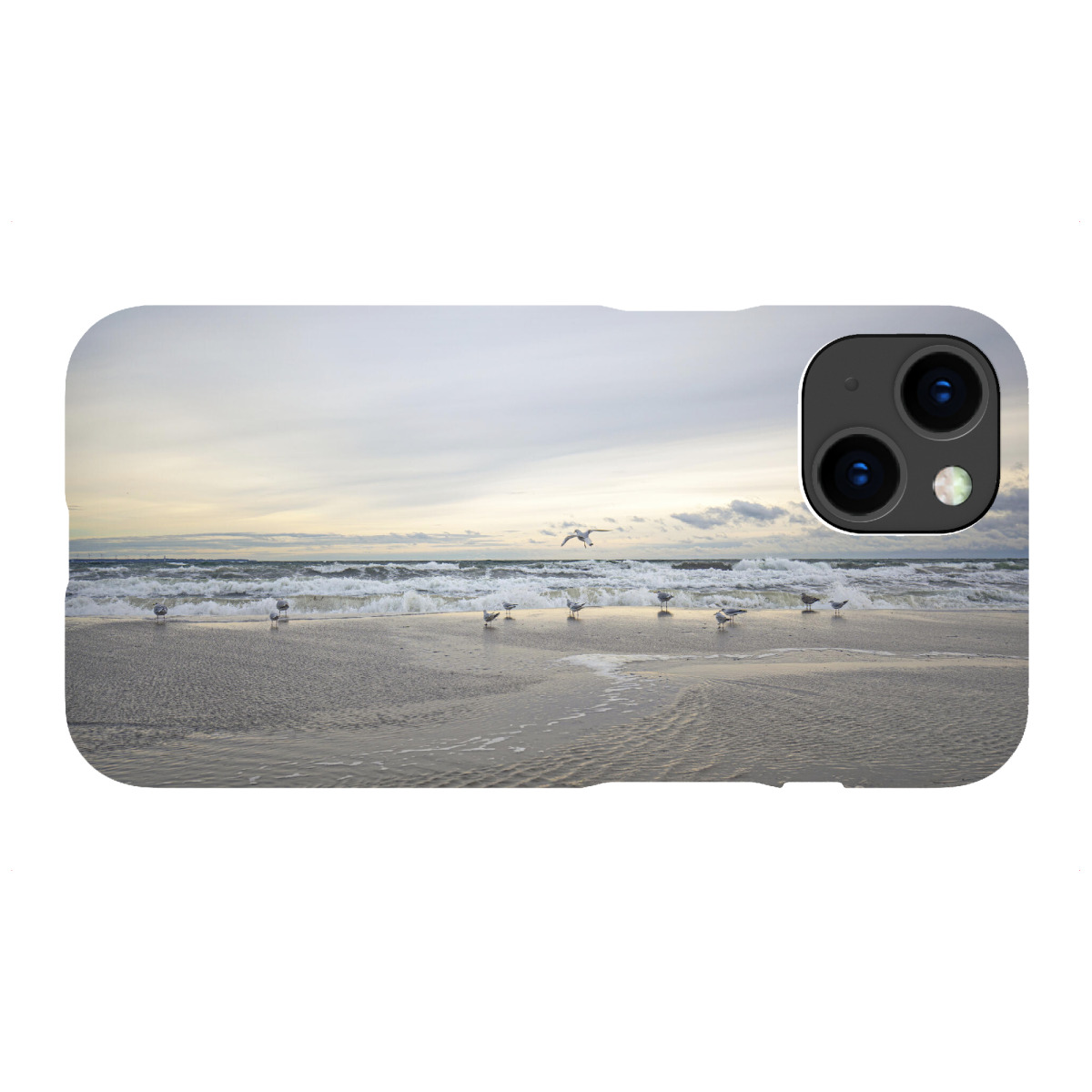 iPhone "Stürmischer Tag an der Ostsee" Premium-Case Handyhülle artboxONE