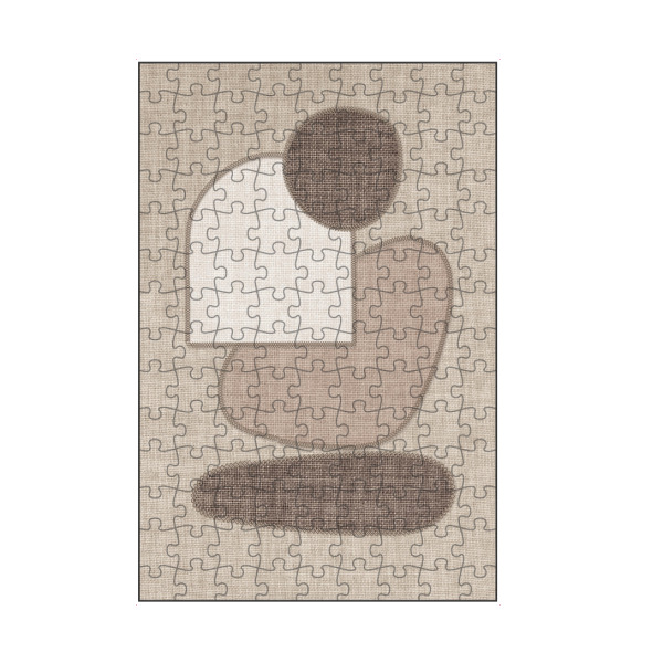 artboxONE Puzzle "Linen collection - LEON" artboxONE - Abstrakt - Japandi,Modern,Art,Ibiza,Kunstdruck,Geschenk,Einrichtung,Abstrakt,Kunst