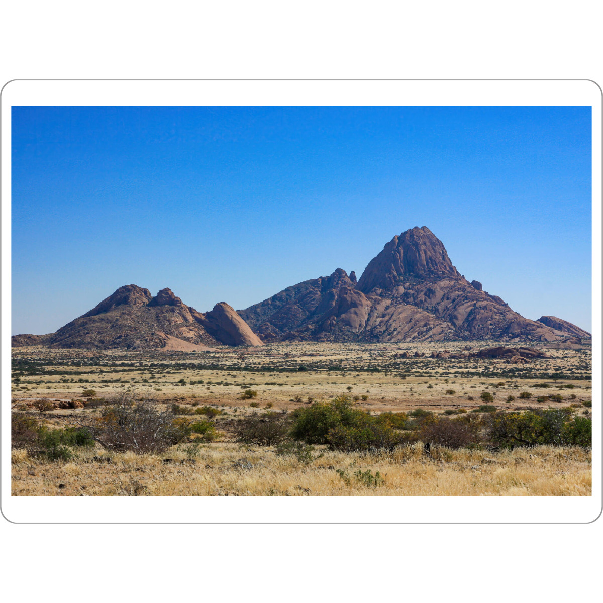Tischset "Spitzkoppe in Namibia" artboxONE - Natur,Reise / Afrika