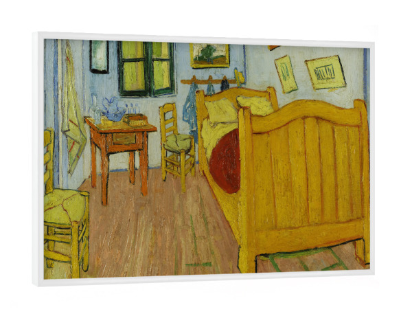 Poster mit weißem Rahmen "Das Schlafzimmer" artboxONE - Reise,Architektur,Städte / Weitere,Für Mama,Für Papa