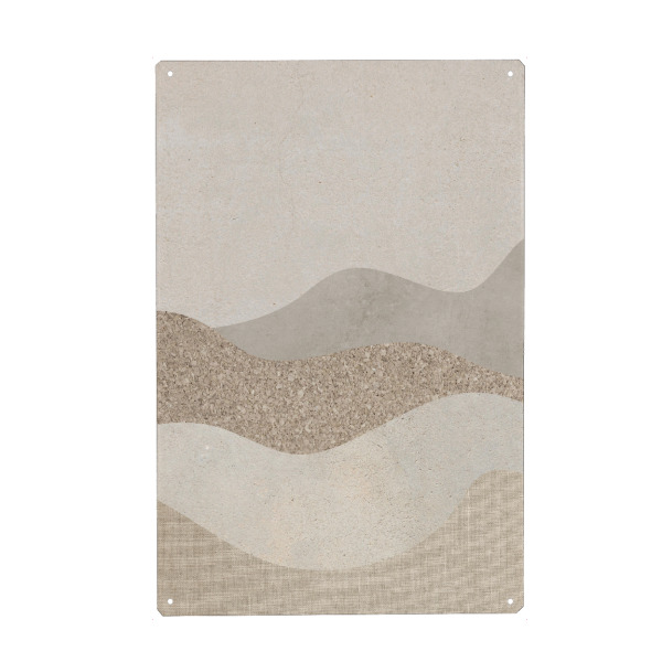 Holzbild "Triologie ELLA first" artboxONE - Abstrakt - Japandi,Modern,Art,Ibiza,Kunstdruck,Vacation,Geschenk,Einrichtung,Landschaft