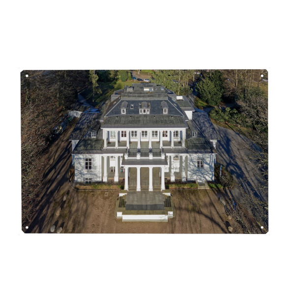 Metall Poster "HH-Blankenese, Goßlerhaus; H30m" artboxONE - Städte,Städte / Hamburg,Architektur