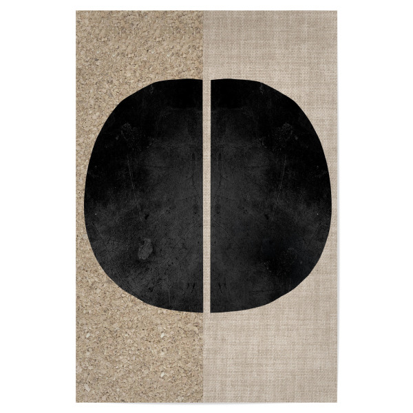 Poster 30x20 cm "Linen - match" artboxONE - Abstrakt,Geometrie - Japandi,Modern,Art,Wabisabi,Ibiza,Vacation,Einrichtung,Formen,Geometrie,Abstrakt