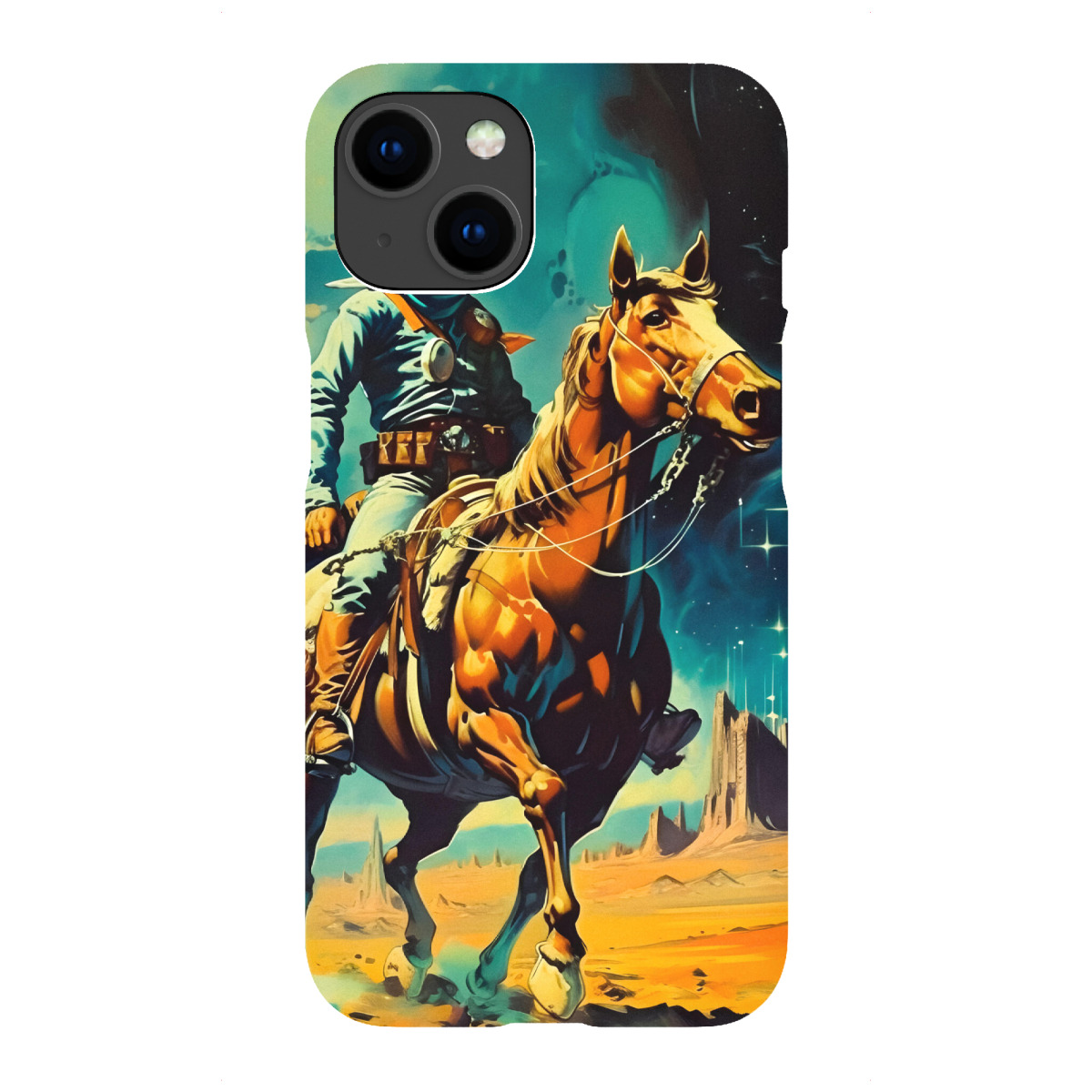 "Der Space-Cowboy"für iPhone - Premium-Case Handyhülle artboxONE