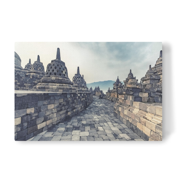 Leinwandbild "Borobudur-Architektur" artboxONE - Städte,Reise,Architektur,Reise / Asien,Reise / Länder