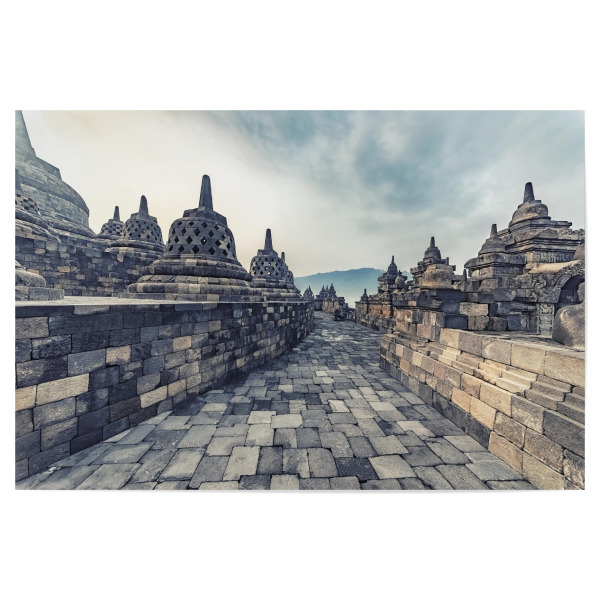 Poster "Borobudur-Architektur" artboxONE - Städte,Reise,Architektur,Reise / Asien,Reise / Länder
