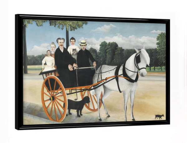 Poster mit schwarzem Rahmen "La Carriole du Père Junier" artboxONE - Reise,Tiere,Städte / Paris,Automobile,Reise / Länder